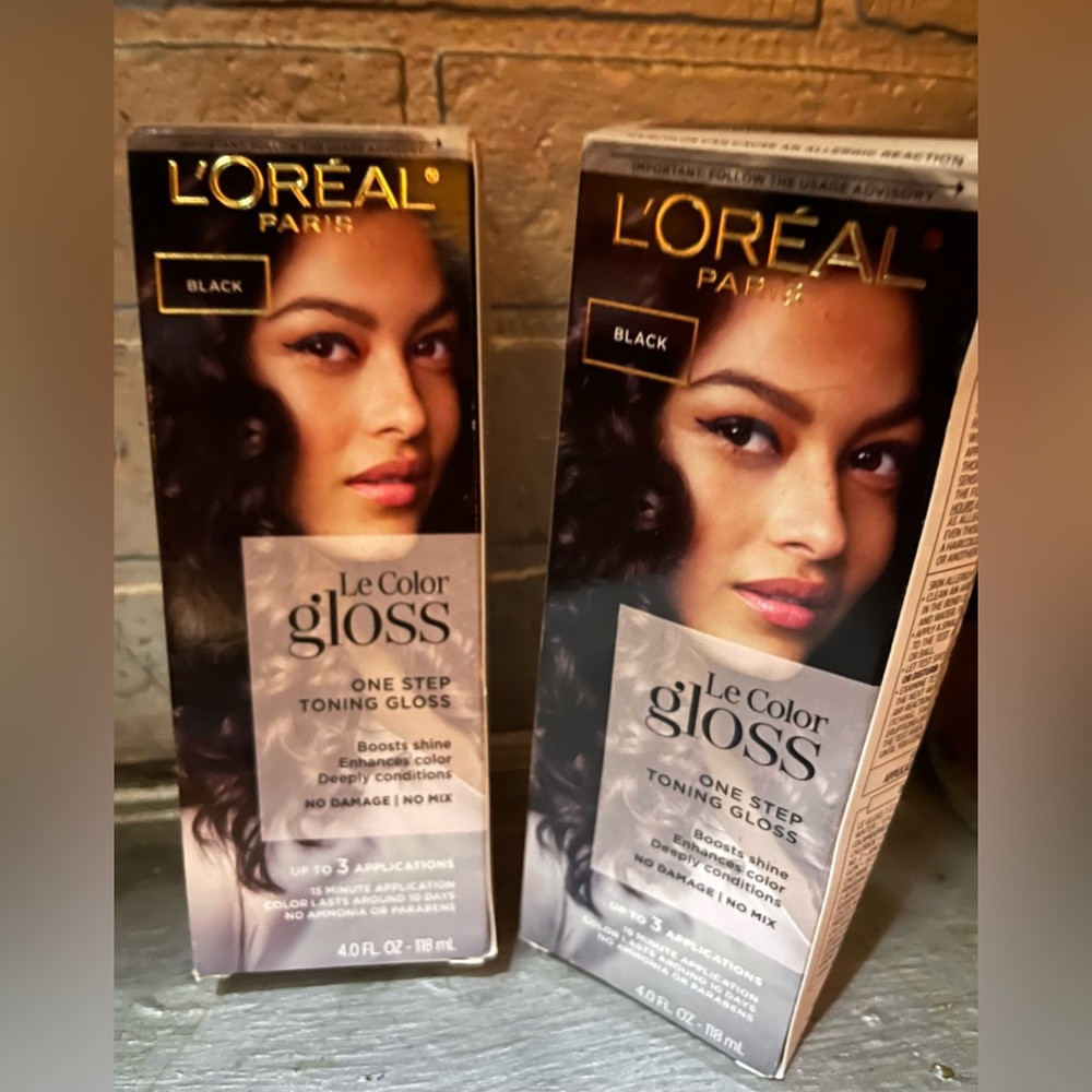 L’oreal LeColor Gloss Black x2 dye hair